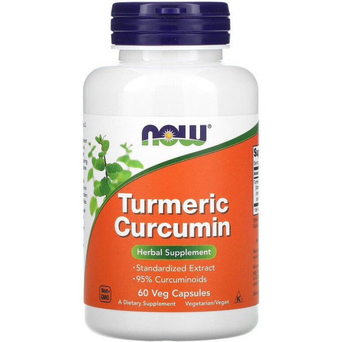 Куркумин NOW Curcumin, 665 мг - 60 капсул NS29513